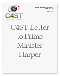 C4ST- Letter to Prime Minister Harper re: RSC Panel Selection
